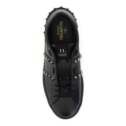 MAYFEYR - Valentino - Rockstud Untitled Calf Leather Sneakers - 9Y2S0931BXE