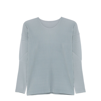 Light Grey Crew Neck Long Sleeves