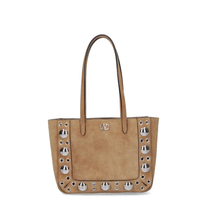 Suede Shopping Bag