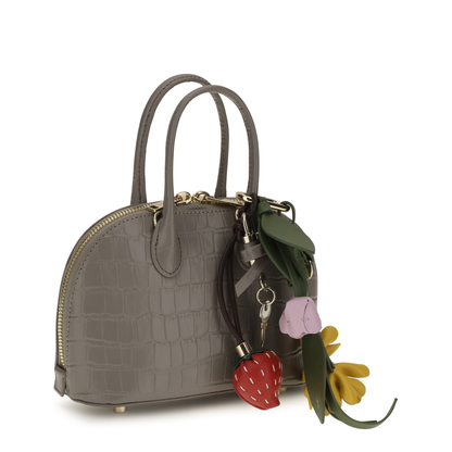 MAYFEYR - Self Portrait - Crocodile Effect Leather Handbag - PF26316GRGREY