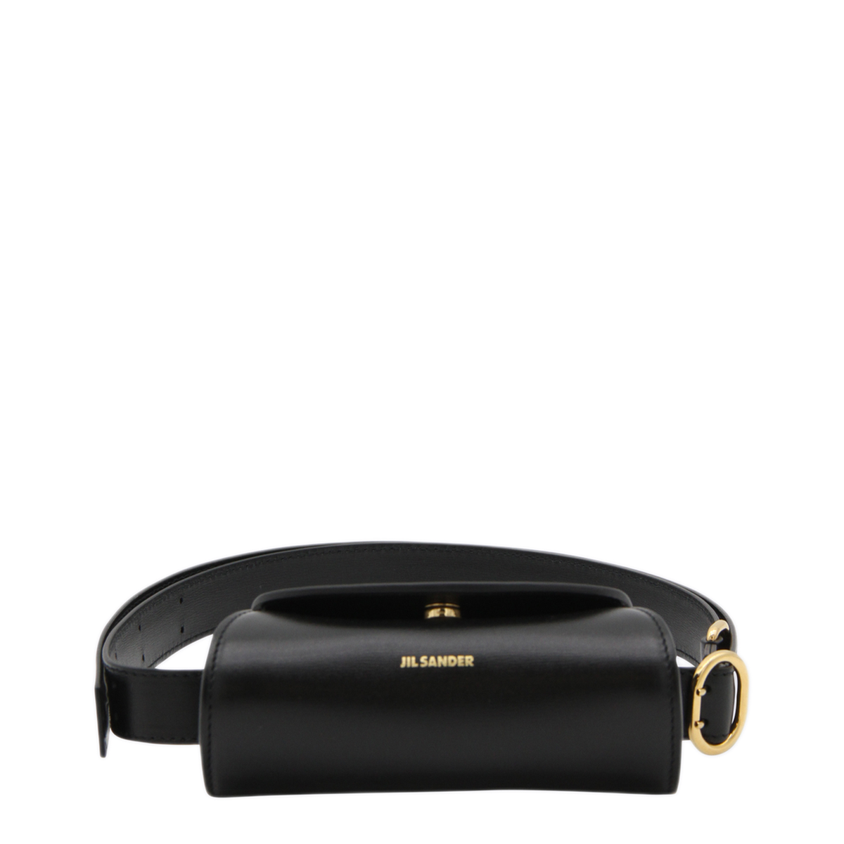 Small Calfskin Shoulder Bag - Black