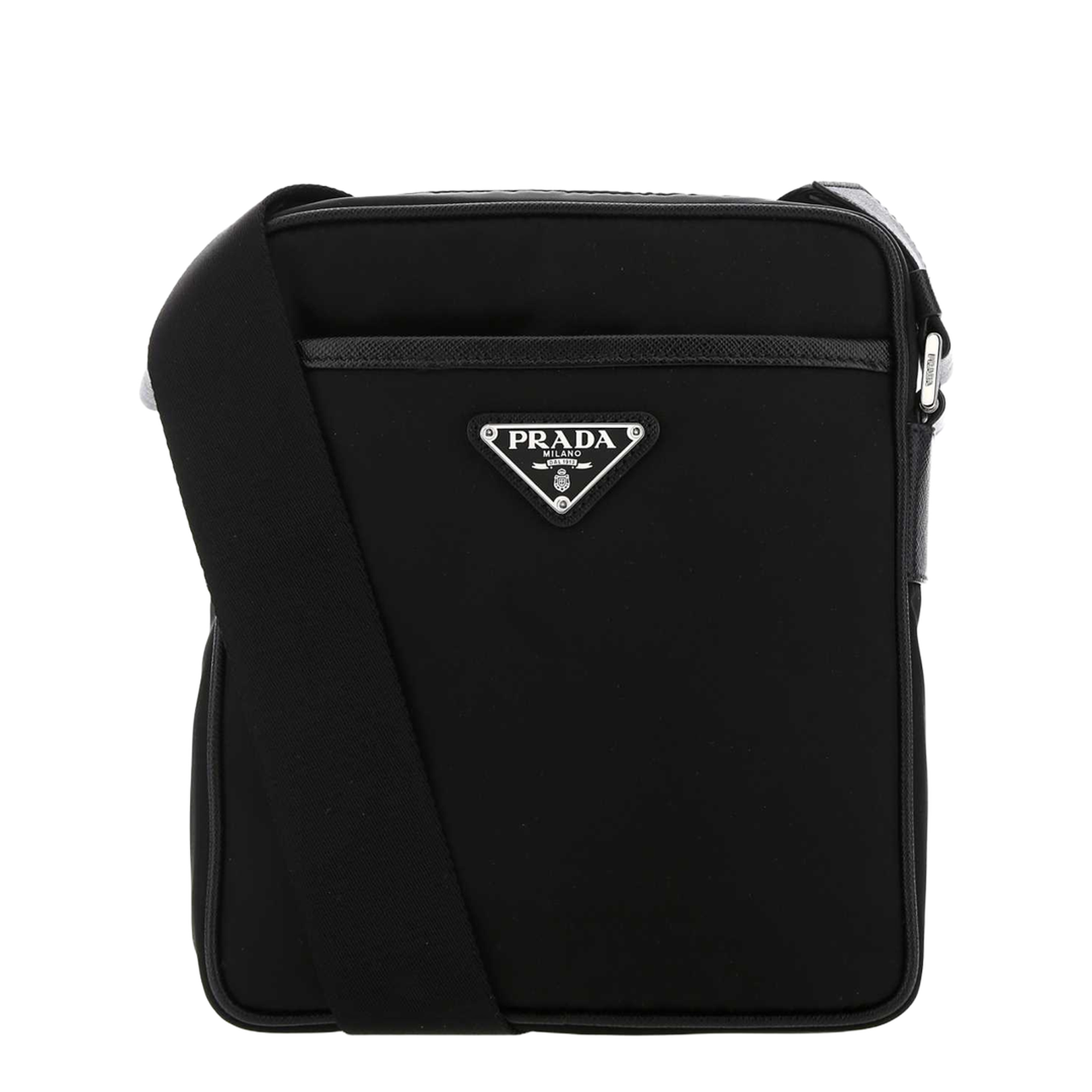 Black Nylon Crossbody Bag