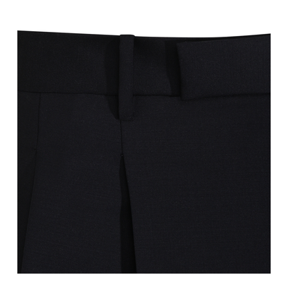 Wool Canvas Shorts