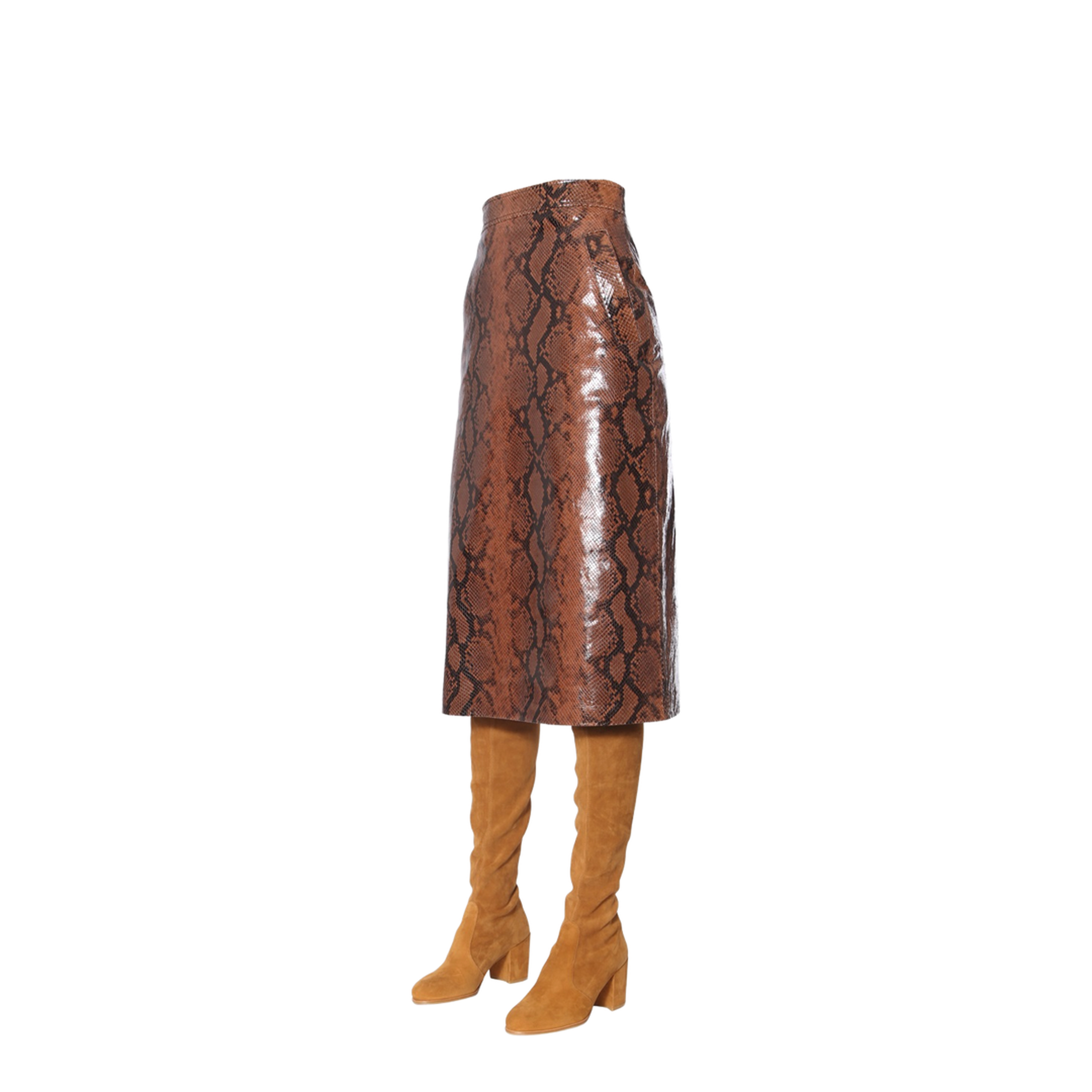 MAYFEYR - Dsquared2 - Python Print Skirt - S75MA0675SY1404002F