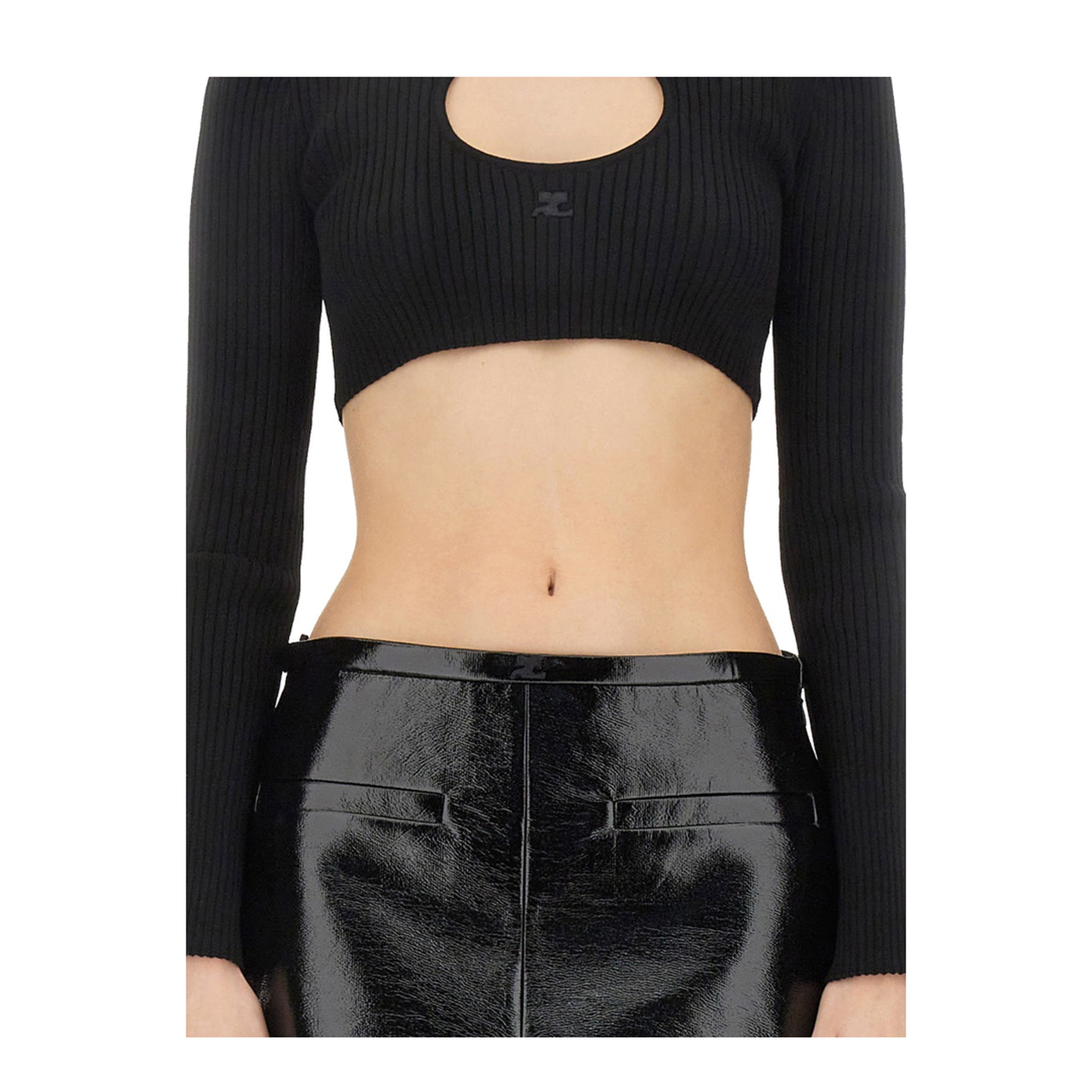 MAYFEYR - Courreges - Cropped Shirt - 423MPU122FI00019999