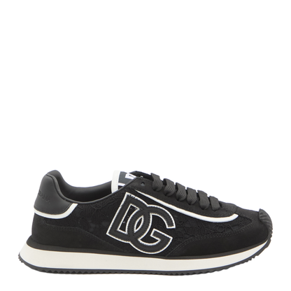 Cushion Sneakers in Calfskin and Fabric