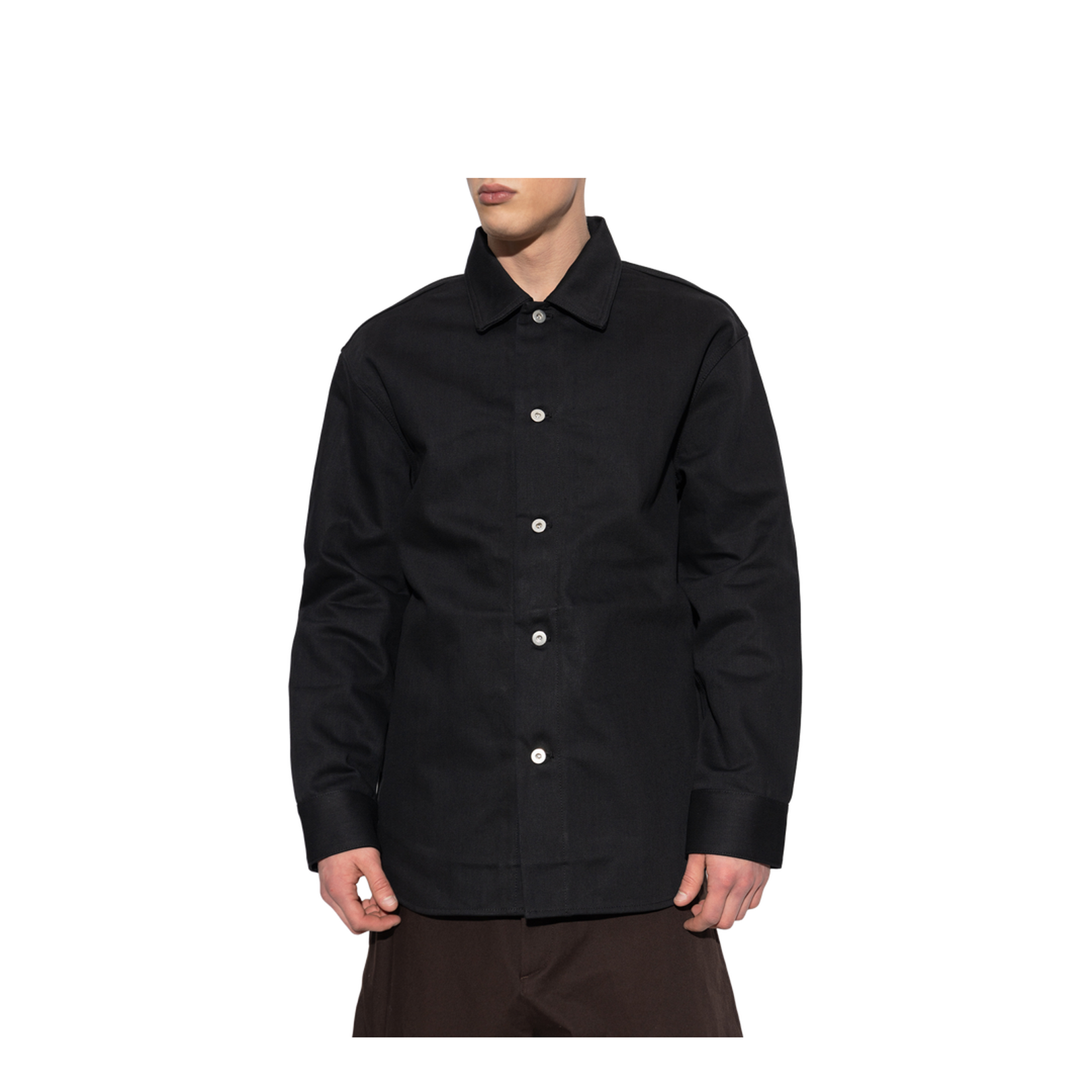 Long-Sleeve Denim Shirt