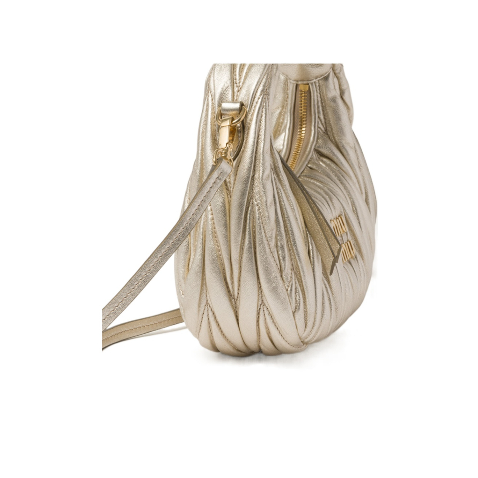 Wander Matelassé Nappa Leather Hobo Mini-Bag
