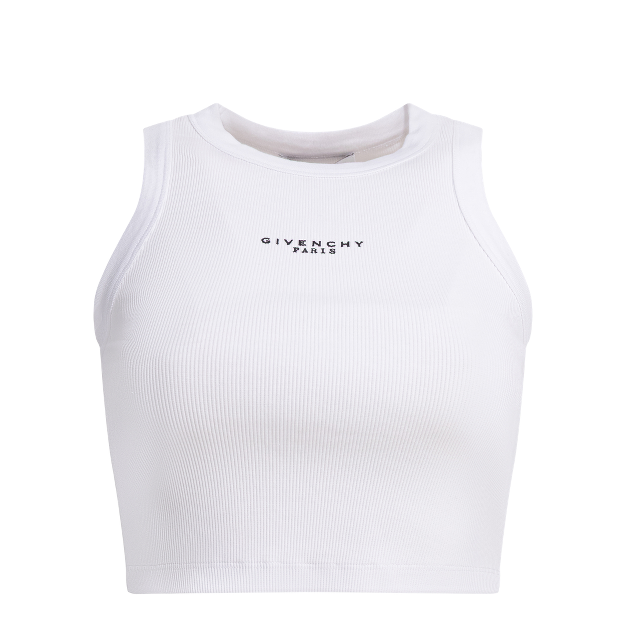 MAYFEYR - Givenchy - Cropped Tank Top With Logo - BW70FNP7BR100
