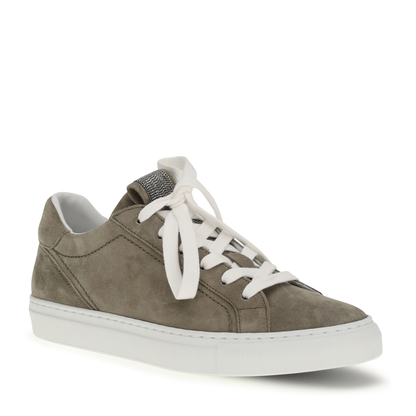 MAYFEYR - Brunello Cucinelli - Suede Sneakers With Precious Loop - MZSFG2525