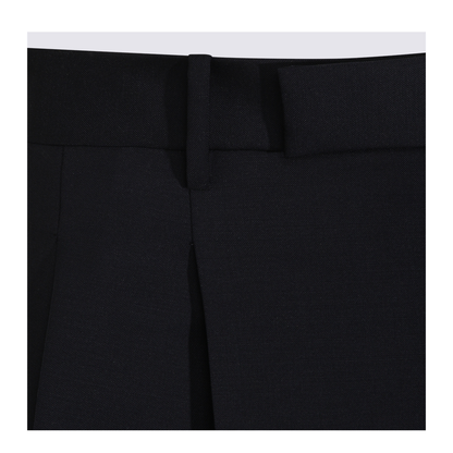 Wool Canvas Shorts