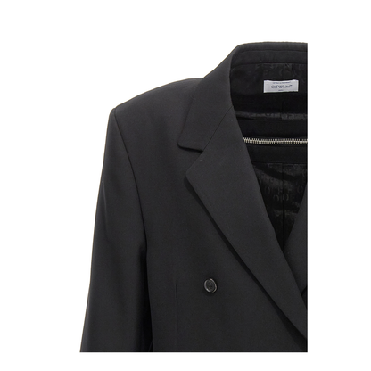 Embroidered Blazer Black