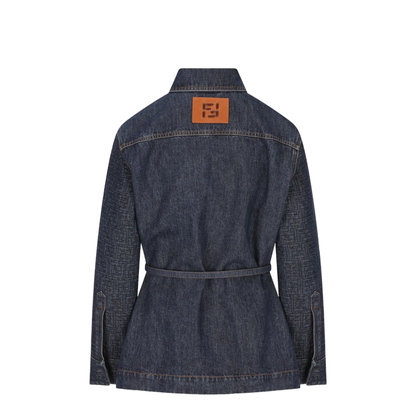 MAYFEYR - Fendi - Go-To Denim Shirt Jacket With Quilted Motif - FLF677AW82