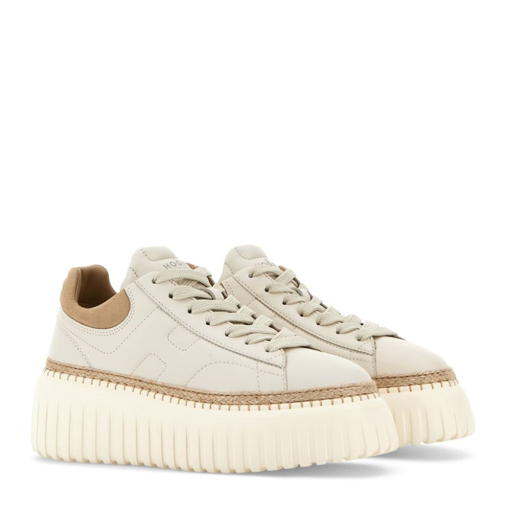 H-Stripes Leather Sneakers