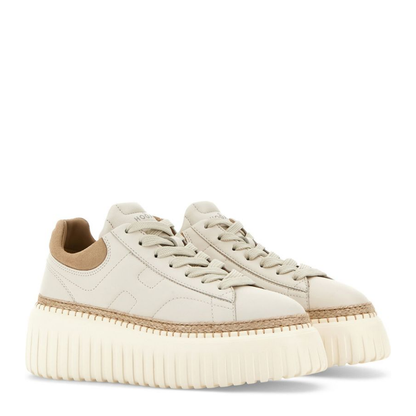 H-Stripes Leather Sneakers