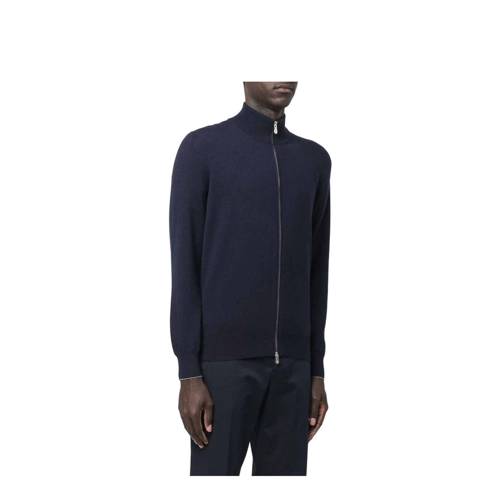 Cashmere Zipped Cardigan
