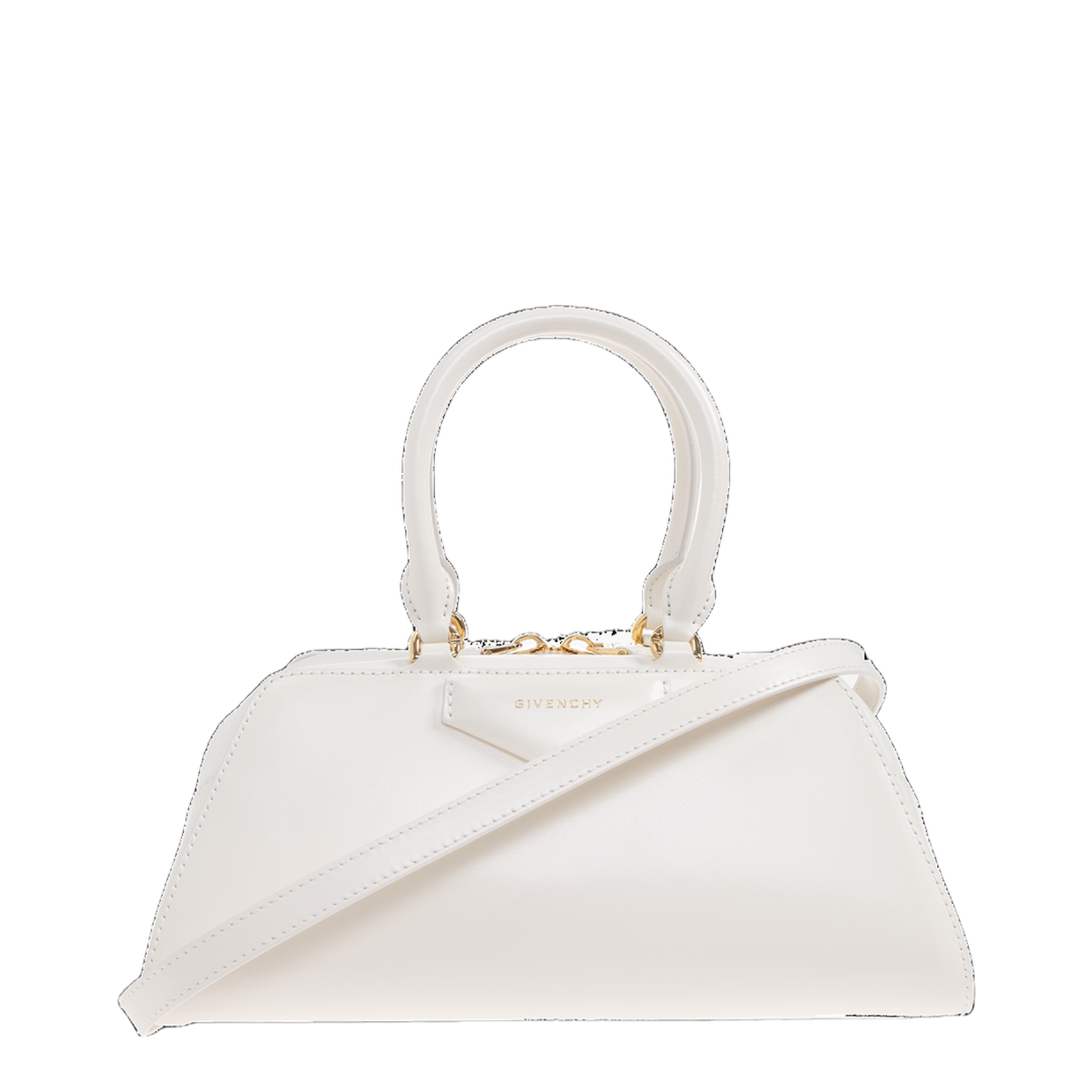 Small Antigona East-West Bag in Box Leather