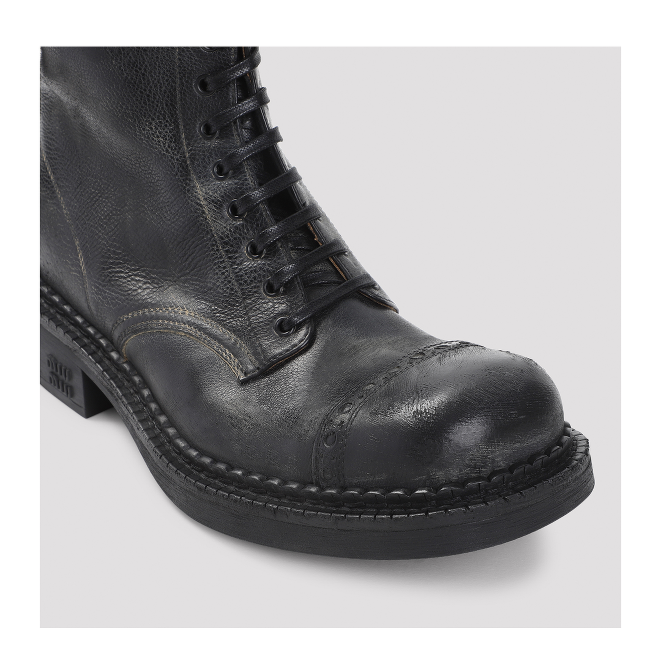 MAYFEYR - Miu Miu - Laced Ankle Boots - 5U316EFG0352KJ