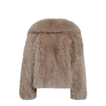 MAYFEYR - Blancha - Short Caramel Fur Jacket - 261141007CA