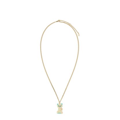 Chain Necklace with Le Chat de la Maison Pendant