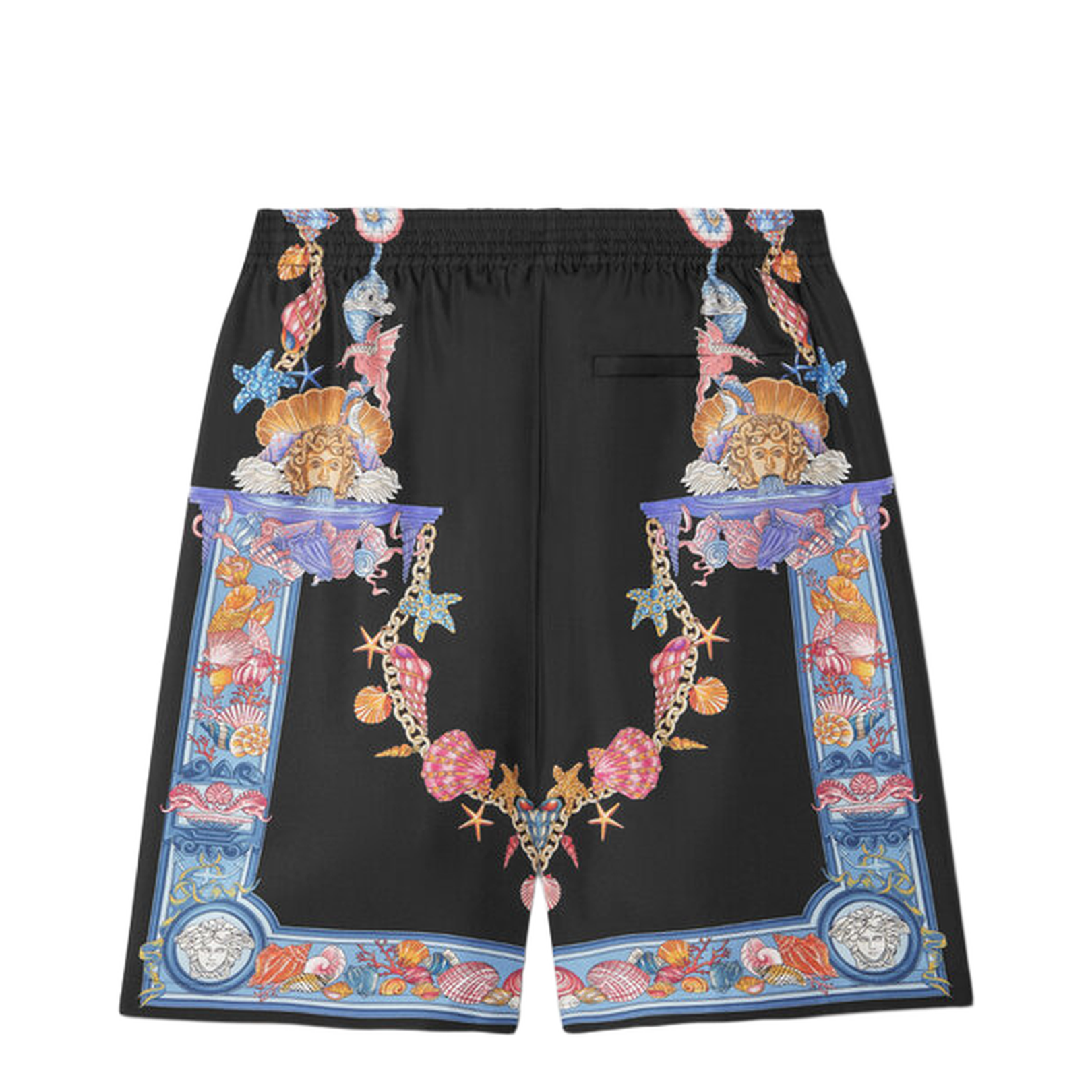 Coral Theatre Print Bermuda Shorts