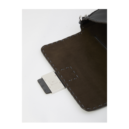 Baguette Bag in Gray Selleria Leather