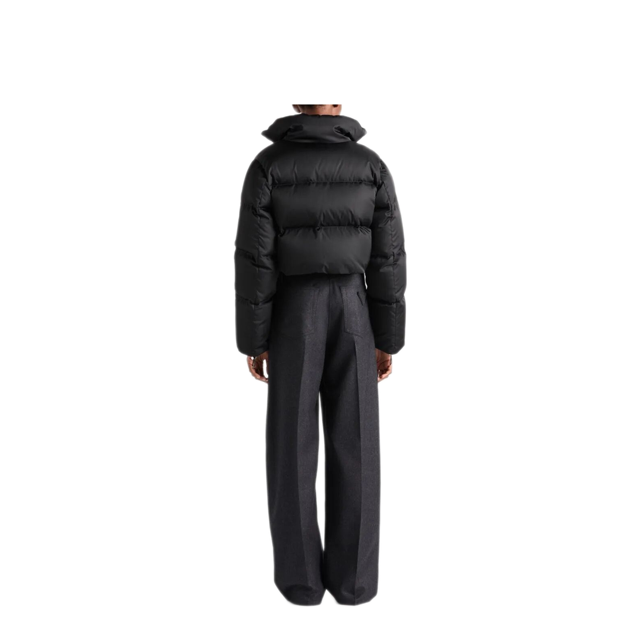 MAYFEYR - Prada - Cropped Fit Stand-Up Collar Down Jacket - 29D056SOOO1WQ8