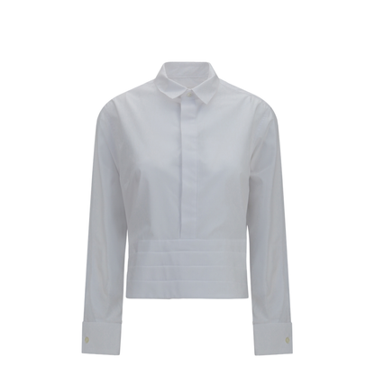 MAYFEYR - Sacai - Cotton Poplin Shirt With Belt - 2608667