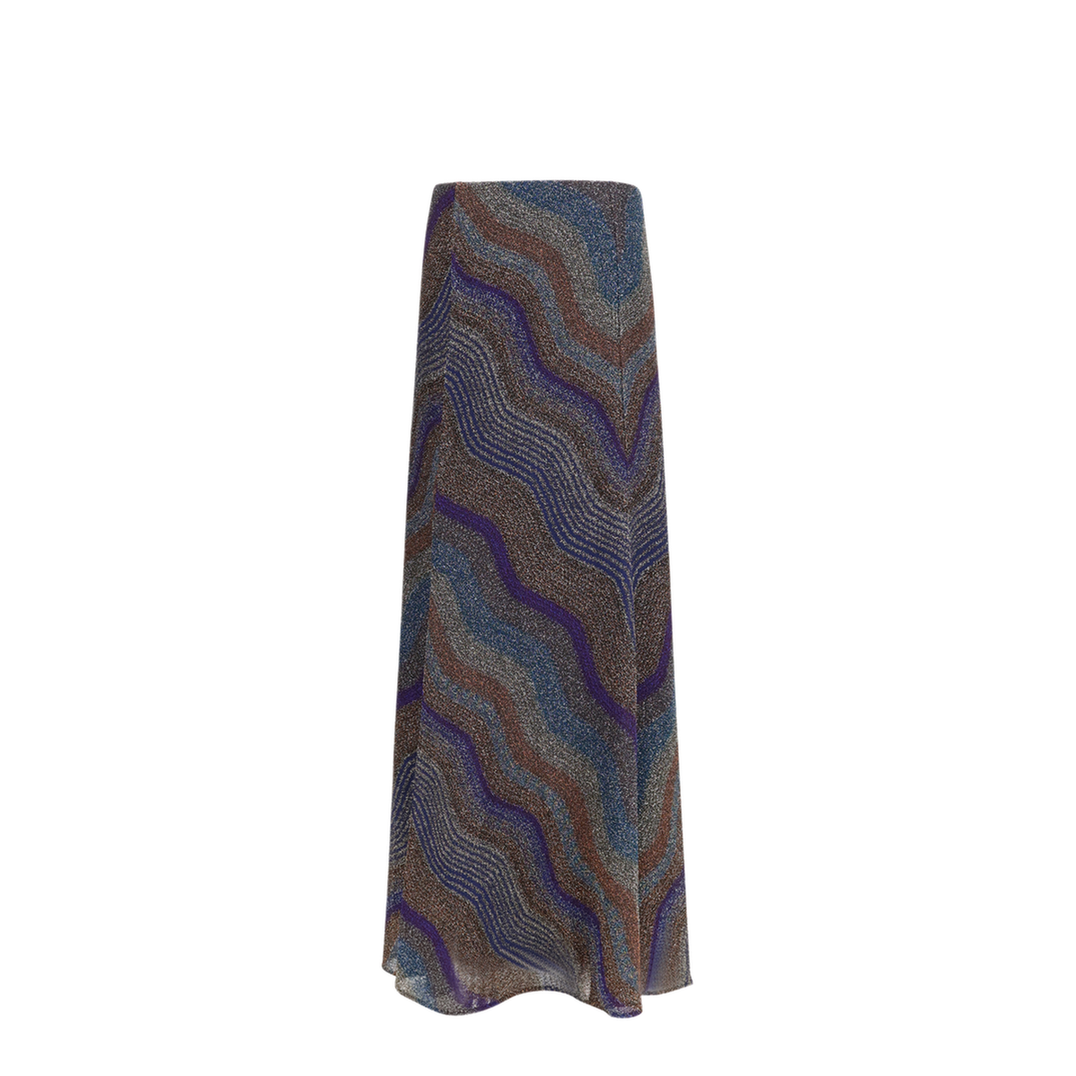 MAYFEYR - Missoni - Sequined Chevron Lam Viscose Long Skirt - DS26WH0NBR016AS72SW