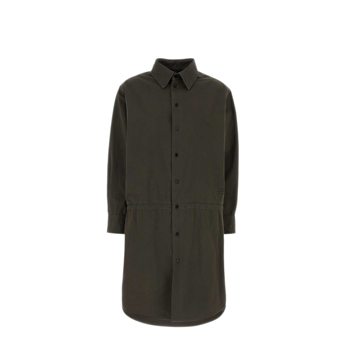 MAYFEYR - Mm6 Maison Margiela - Chocolate Gabardine Shirt Dress - S62DA0104M35435814