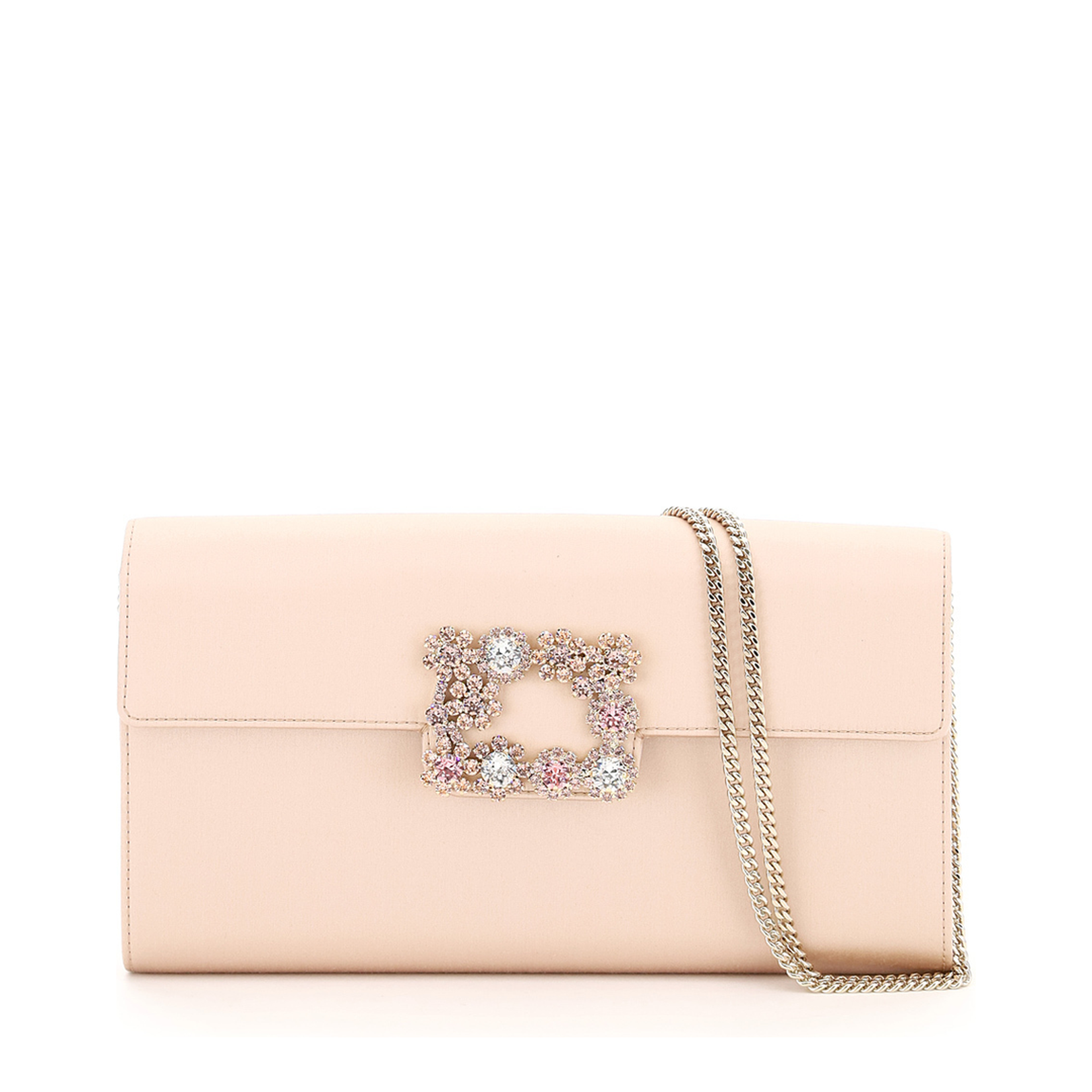 Efflorescence Clutch in Satin