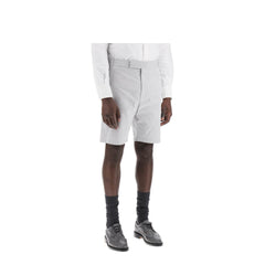 Thom Browne striped cotton bermuda shorts for men