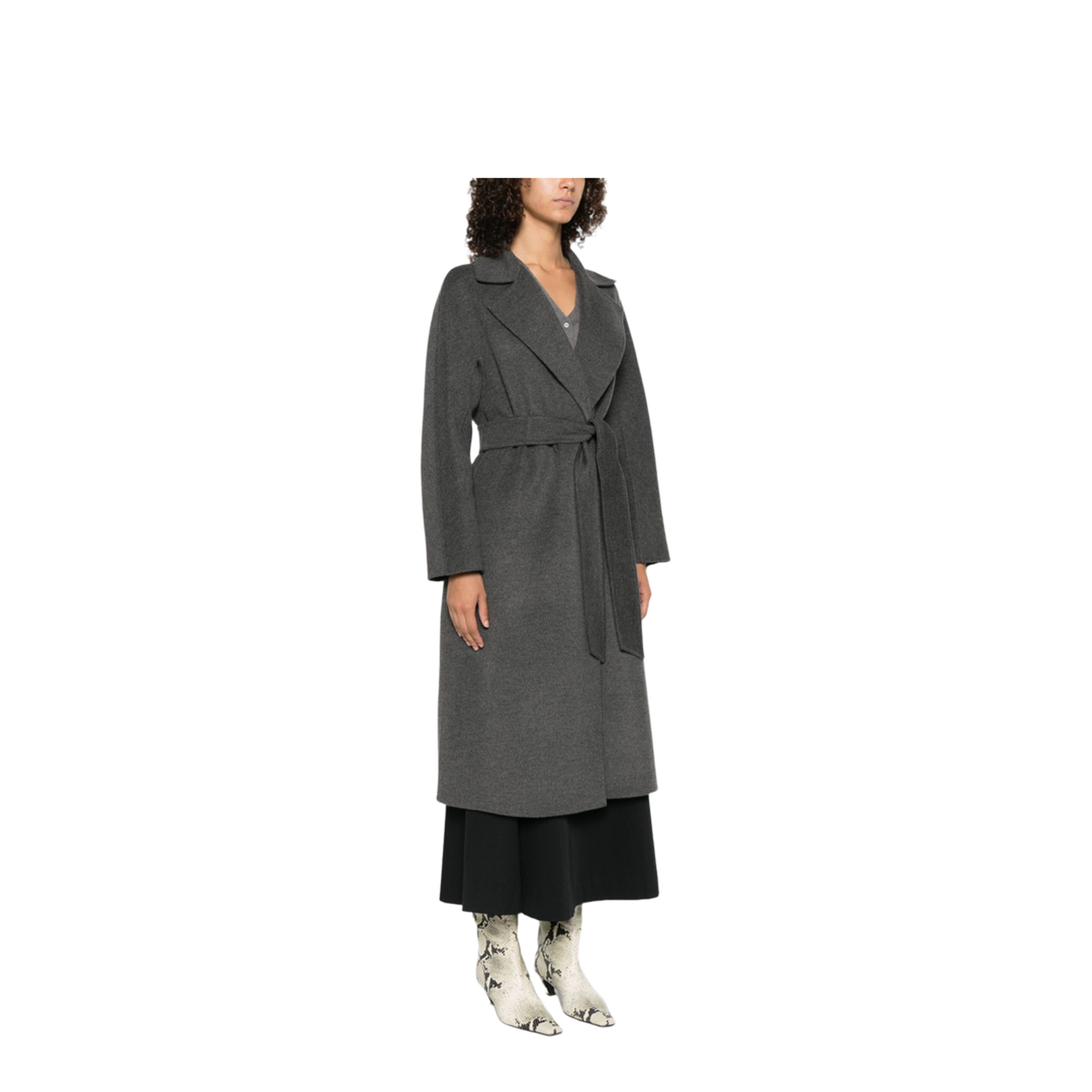 Wool Coat in Gray