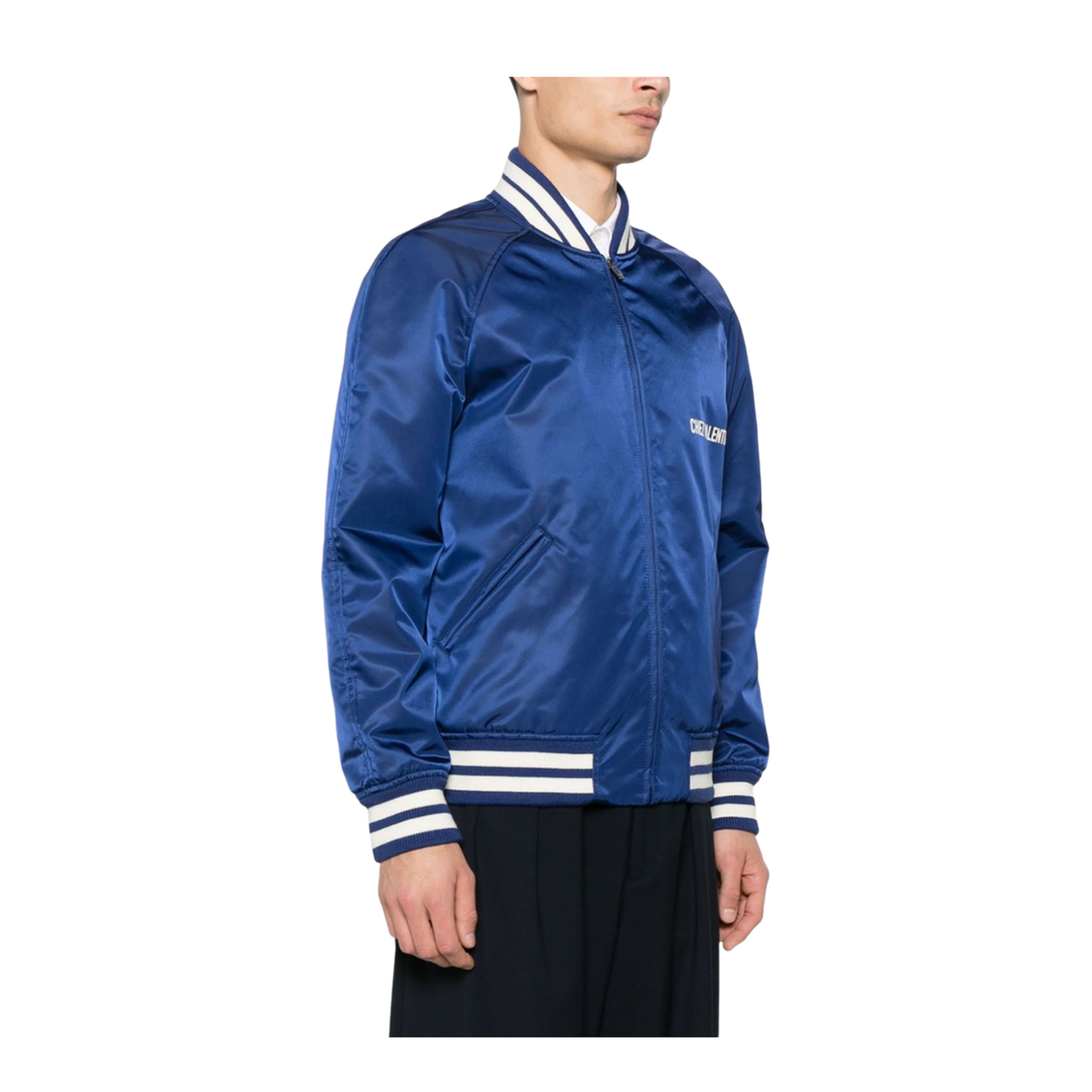 Royal Blue Front Zip Jacket