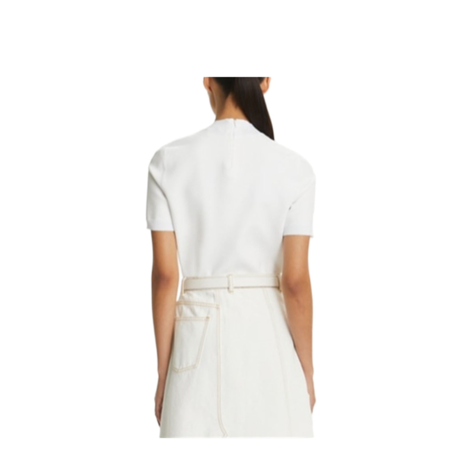 Logo Mock Neck T-Shirt