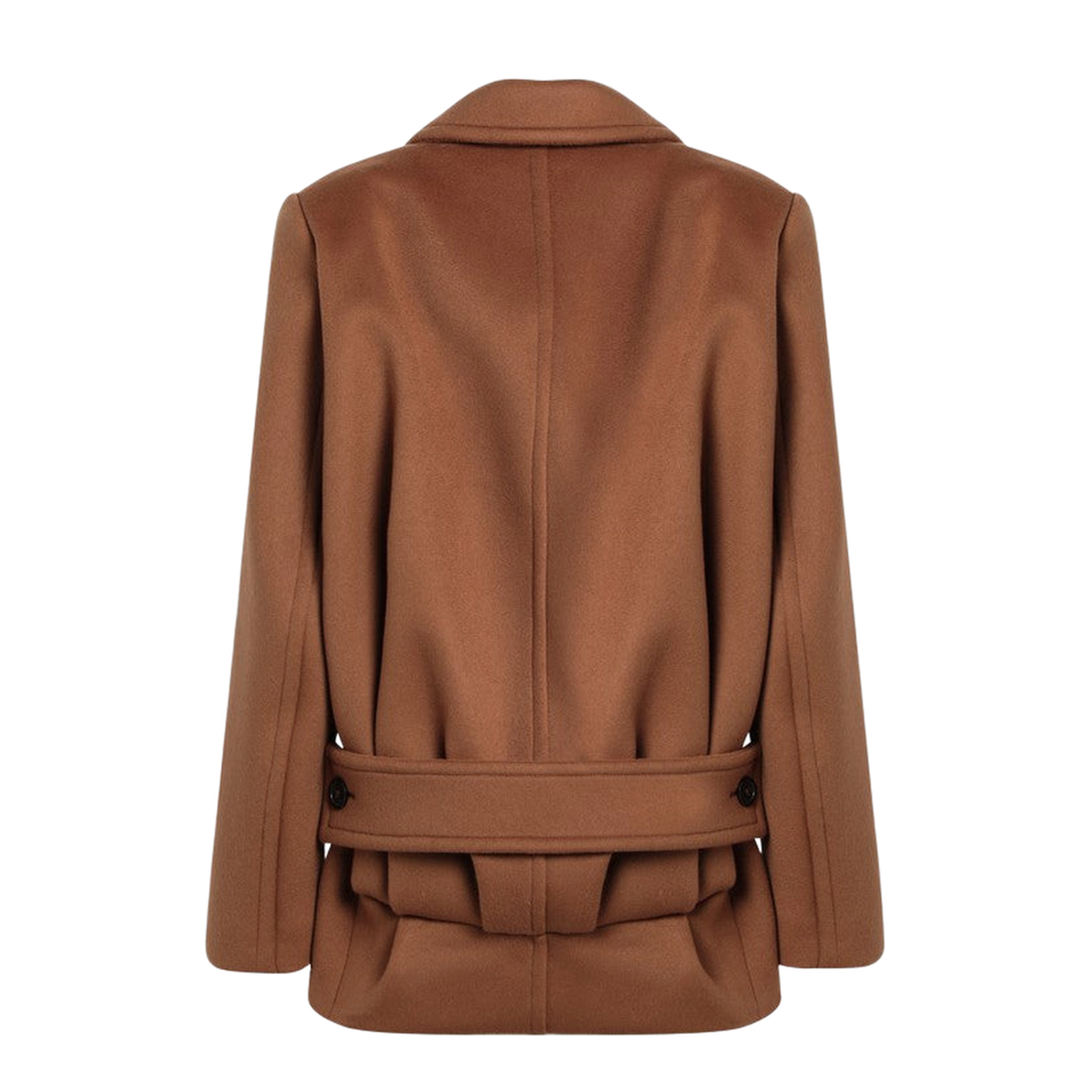 Camel Wool Short Coat