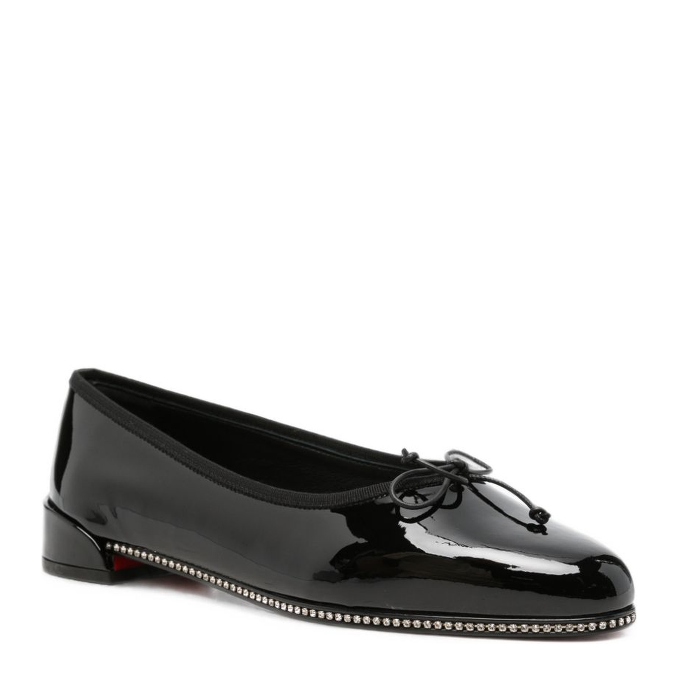 MAYFEYR - Christian Louboutin - Black Patent Leather Flat Shoes - 3260595B439