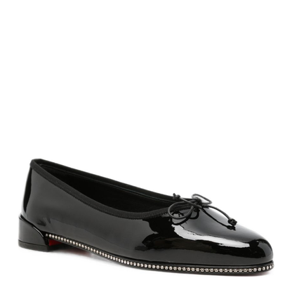 MAYFEYR - Christian Louboutin - Black Patent Leather Flat Shoes - 3260595B439