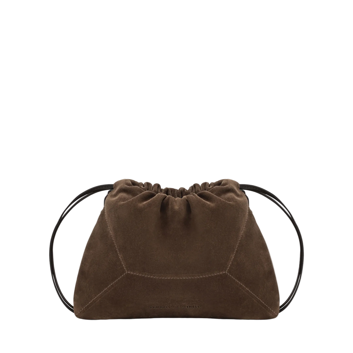 MAYFEYR - Brunello Cucinelli - Caramel Suede Bc Duo Pouch Bag - MBDLD2808LEC9773