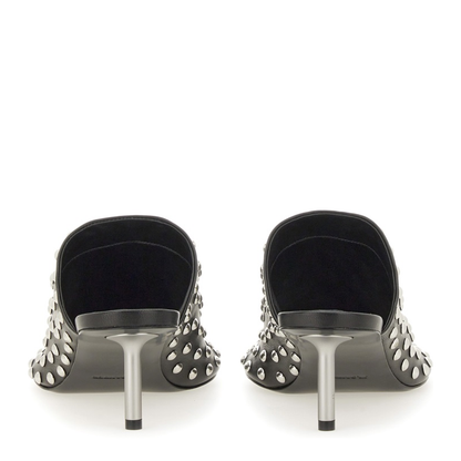Nappa Leather Mules with Studs