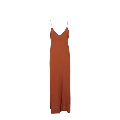 Georgette Long Slip Dress