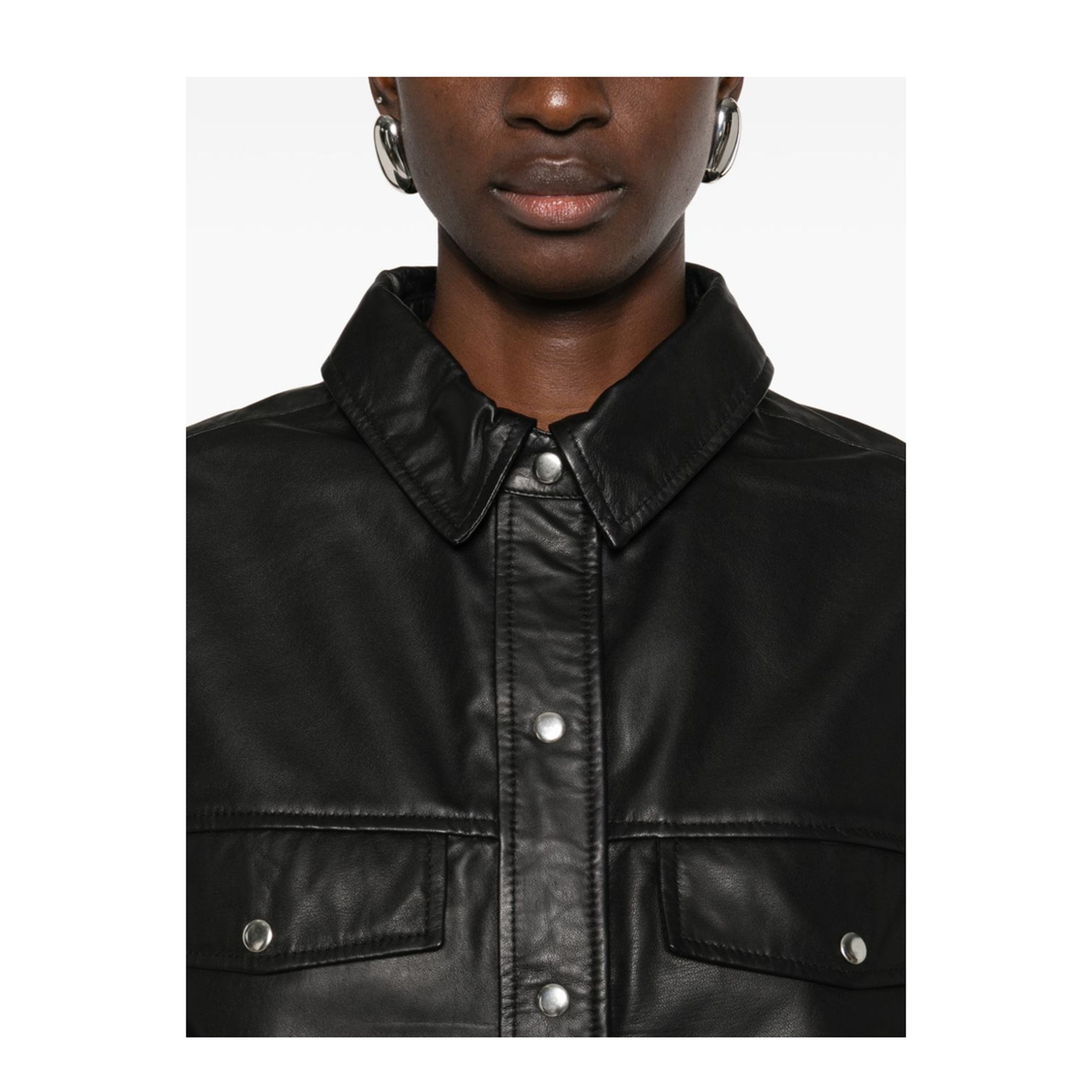MAYFEYR - Iro - Leather Shirt - CABANAWP100BLA01