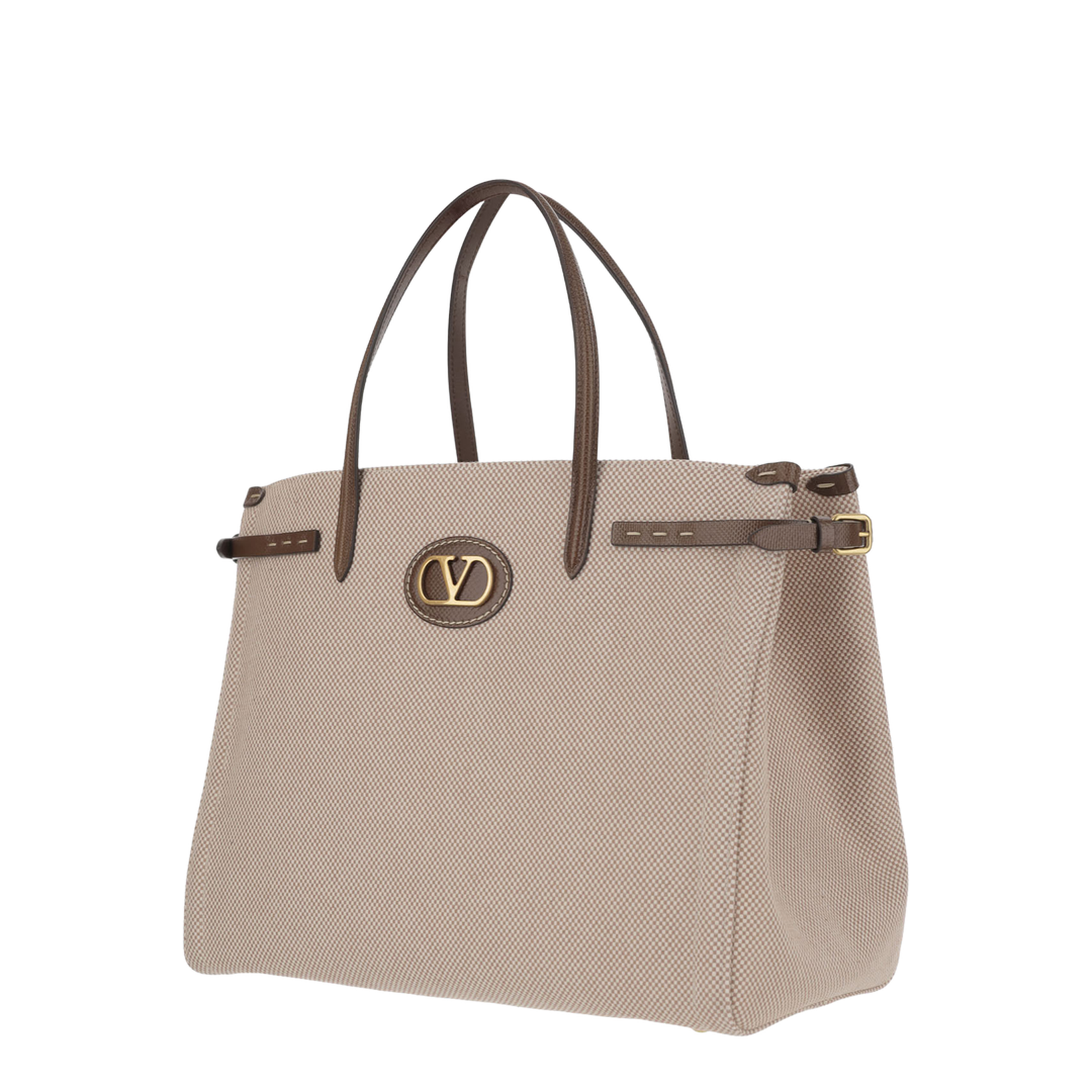 Medium "Antibes" Canvas Shopping Bag