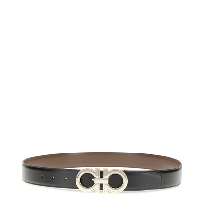 MAYFEYR - Ferragamo - Reversible Adjustable Gancini Belt - 764187011