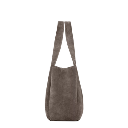 Bea M Suede Shoulder Bag - Urban Grey
