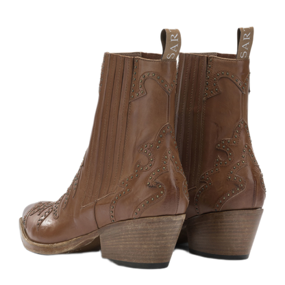 MAYFEYR - Sartore - Leather Cowboy Boots - SR3604TERNERACUOIO
