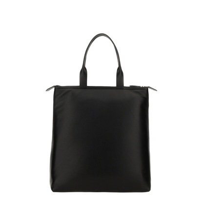 Calfskin Nappa Leather Shopper in Black