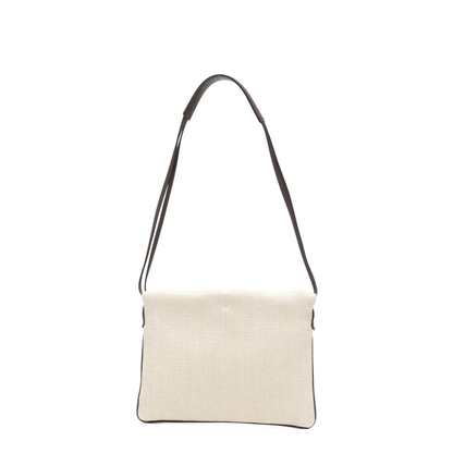 Canvas Shoulder Bag - Beige