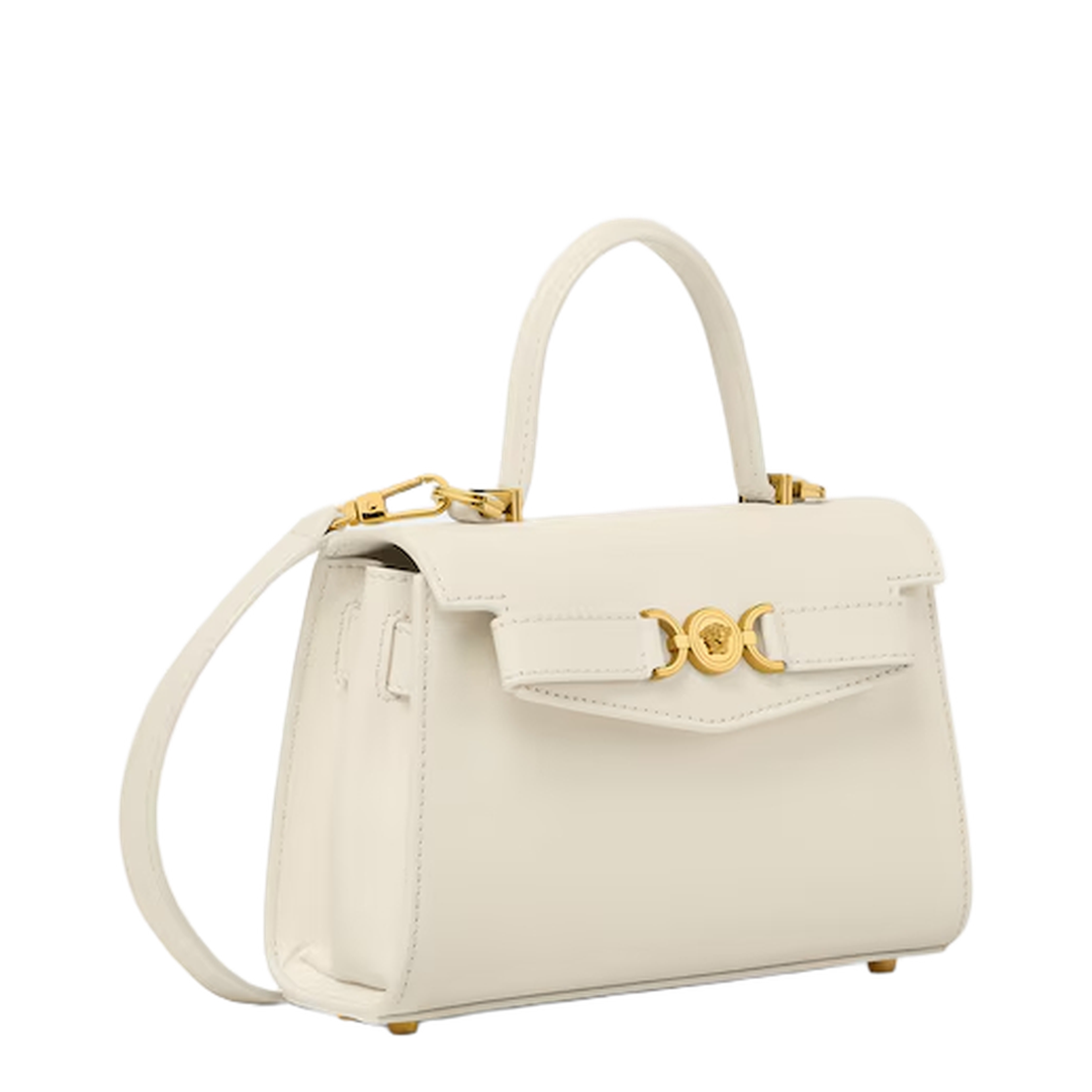 '95 Leather Handbag - White/Gold