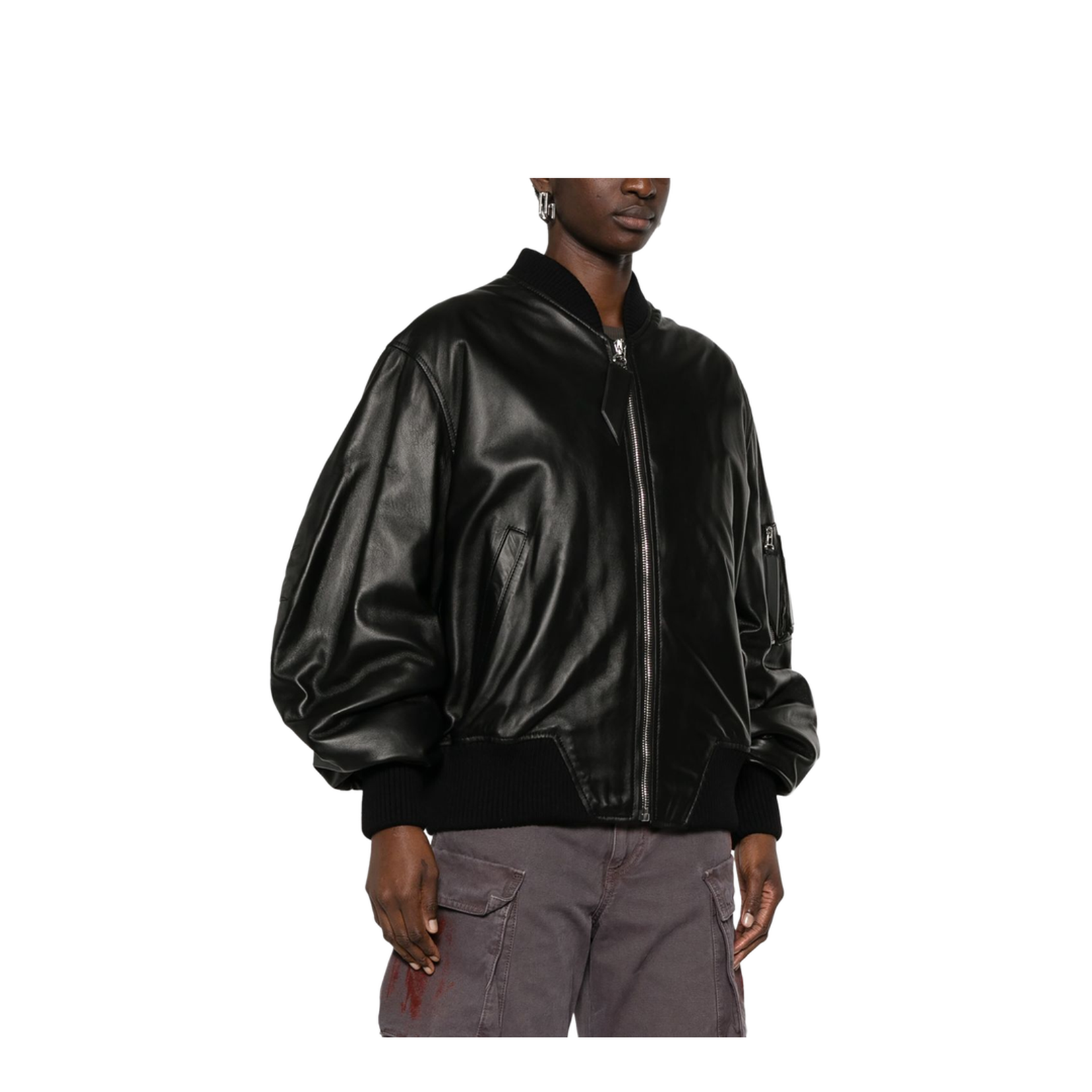 Black Anja Bomber Jacket